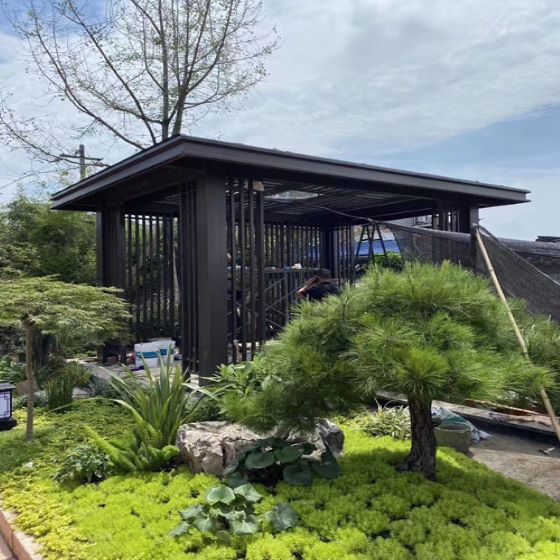 北京家庭私家庭园景观凉亭造型设计的方法